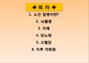 노인질병의 예방 (노인 질병, 뇌졸중, 치매, 당뇨병, 고혈압, 지루 각화증).PPT자료 2페이지