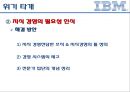 [IBM기업소개]IBM의 역사와초창기의성공,IBM의 위기,브랜드마케팅,서비스마케팅,글로벌경영,사례분석,swot,stp,4p 16페이지