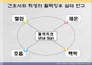 간호사와 학생의 활력징후 실태 조사연구 논문 ppt 7페이지