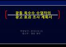 광동 옥수수 수염차(茶)의 광고 효과 조사 계획서.ppt 1페이지