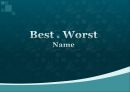 Best & Worst Name-브랜드네이밍 성공사례 실패사례 1페이지