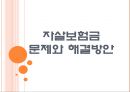 [자살문제]자살보험금 문제와 해결방안 PPT자료 1페이지