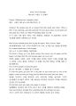 0149영어설교-Jesus Love is Stronger(예수님의 사랑은 더 강해요) [중고등부] Following Jesus' example of love(사랑의 예수님의 본보기를 따르는 것) Mark 1:21-28 (기독교,영어,영문,해석,번역,하나님) 1페이지
