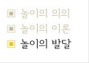 “놀이”의 교육적 의의와 활용 - 놀이의 의의, 이론, 발달 {놀이의 의의(놀이의 정의,놀이의 의의),놀이의 이론(고전적 놀이 이론,현대적 놀이 이론),놀이의 발달(운동놀이인지적 놀이,사회적 놀이의 발달)}.pptx 20페이지