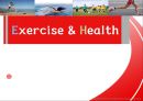 [건강과 운동 Exercise & Health] 건강 정의, 운동 효과, 운동 처방, 운동 방법, 특정 질환 운동.pptx 1페이지