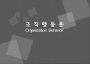 조직행동론Organization Behavior 1페이지