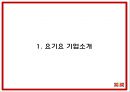 요기요 서비스분석과 SWOTSTP분석및 마케팅전략분석과 요기요 향후나아갈방향 제시 PPT 4페이지