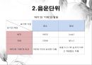 음운론 [음운단위 음성 음소 변이음 분절음 음절 음운체계 자음체계 모음체계 이중모음 변별자질 음운현상] 7페이지