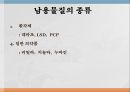물질관련 장애남용물질의 종류중추신경억제제진정수면제중추신경 자극제중독증상금단증상대마계제제 3페이지