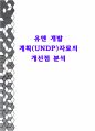 유엔 개발 계획(UNDP)자료의 개선점 분석 1페이지