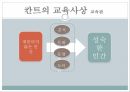18c의 사회와 문화18c의 철학18c의 교육18c 교육사상가칸트루소합리론 경험론칸트의 기본사상칸트의 교육사상 10페이지