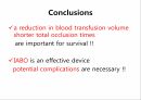 Retrospective study of the effectiveness of intra aortic ballon occlusion(IABO) for traumatic haemorrhagic shock 16페이지