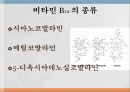 수용성비타민,비타민의정의,티아민,리보플라빈,니아신,판토텐산,비오틴,엽산,비타민C 61페이지