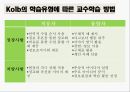 학습자의다양성,학습유형이란,Dunn과 Dunn 의 학습유형,장독립형과 장의존형,kolb 학습유형 검사 결과 표 18페이지