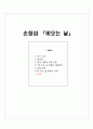 손창섭 비오는 날 작품 분석 1페이지