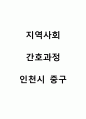 지역사회 case(인천광역시 중구 A+) / 간호진단, 과정 2가지 1페이지