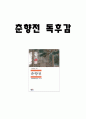 춘향전 줄거리 소개 및 춘향전에서 아쉬웠던 점과 읽고 느낀점 - 춘향전 독후감,서평 1페이지