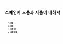 스페인어 모음과 자음에 대해서 1페이지