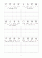 천자문(千字文)-해석, 쓰기 11페이지