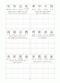 천자문(千字文)-해석, 쓰기 31페이지