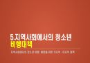 (A+자료 / 석사과정 / 청소년비행이론 등) 지역사회와 청소년 비행 ppt발표 25페이지