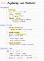 (영문) 정역학 Statics 개념&연습문제 정리노트 2페이지