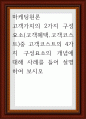 고객가치의 2가지 구성요소(고객혜택,고객코스트)중 고객코스트의 4가지 1페이지