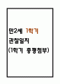 만2세 1학기 놀이,일상 관찰일지 1페이지