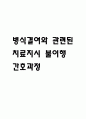 [병식결여와 관련된 치료지시 불이행 간호과정] 조현병 대상자의 병식결여와 관련된 치료지시 불이행 간호진단 간호과정 1페이지