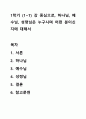 1학기 (1~7) 강 중심으로, 하나님, 예수님, 성령님은 누구시며 어떤 분이신지에 대해서 1페이지