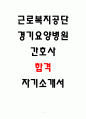 근로복지공단 경기요양병원 자소서 1페이지