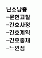 난소낭종 연구레포트 - 난소낭종 문헌고찰과 간호사정,간호계획,간호중재 및 느낀점 1페이지