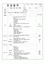 4월 보육실습일지/영유아보육실습일지/아동보육일지/보육교사실습일지 3페이지
