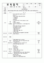 4월 보육실습일지/영유아보육실습일지/아동보육일지/보육교사실습일지 5페이지