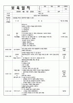 4월 보육실습일지/영유아보육실습일지/아동보육일지/보육교사실습일지 9페이지