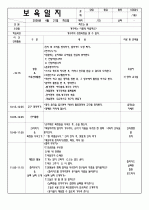 4월 보육실습일지/영유아보육실습일지/아동보육일지/보육교사실습일지 33페이지