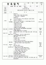 4월 보육실습일지/영유아보육실습일지/아동보육일지/보육교사실습일지 49페이지