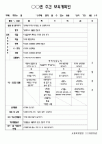 [보육프로그램계획안]-연간계획안/월간계획안/주간보육계획안/일일보육계획안 6페이지