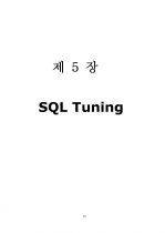 제 5 장 SQL Tuning 1페이지