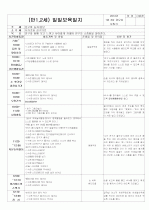 ★★★★★[2012년 1월][완벽평가인증] 어린이집 일일보육일지 3페이지