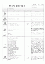 ★★★★★[2012년 1월][완벽평가인증] 어린이집 일일보육일지 41페이지