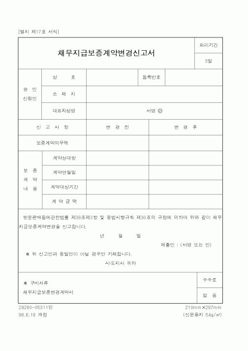 (산업지원부)채무지급보증계약변경신고서