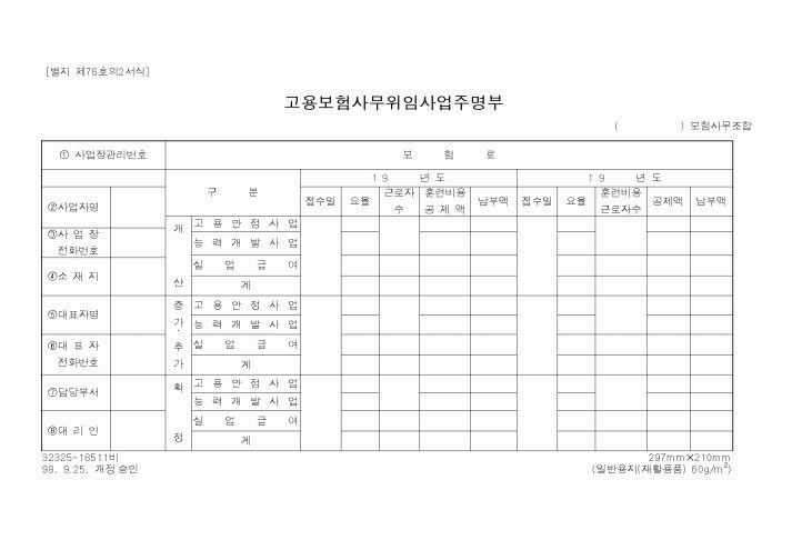 (노동부)고용보험사무위임사업주명부