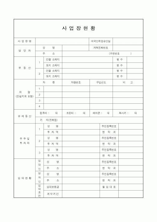 (보건복지부)사업장현황