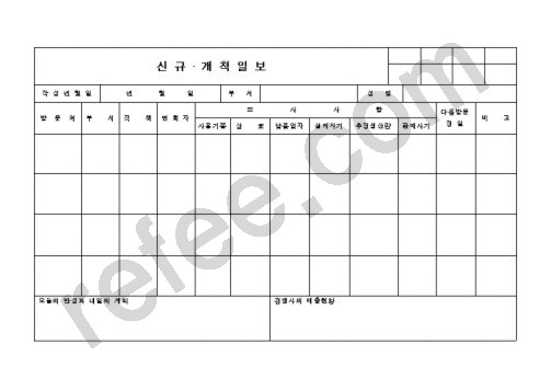 신규 개척일보