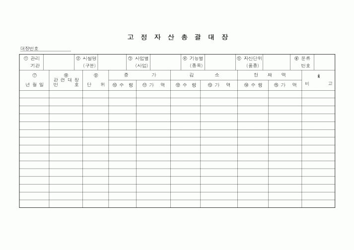 (총무)고정자산총괄대장