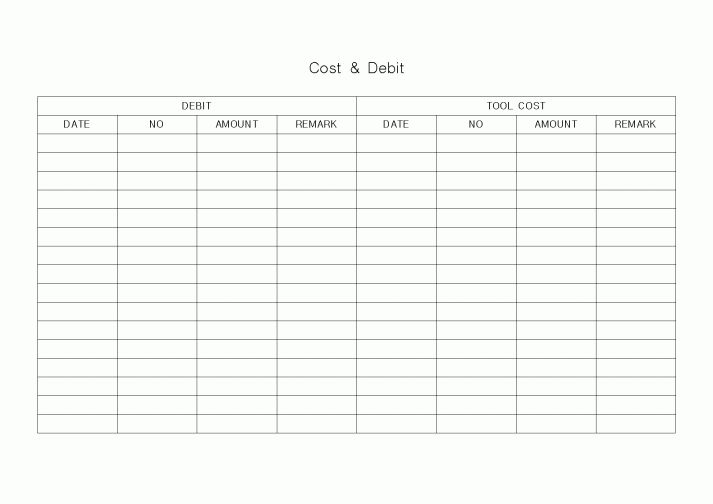 (세무/회계)CostDebit