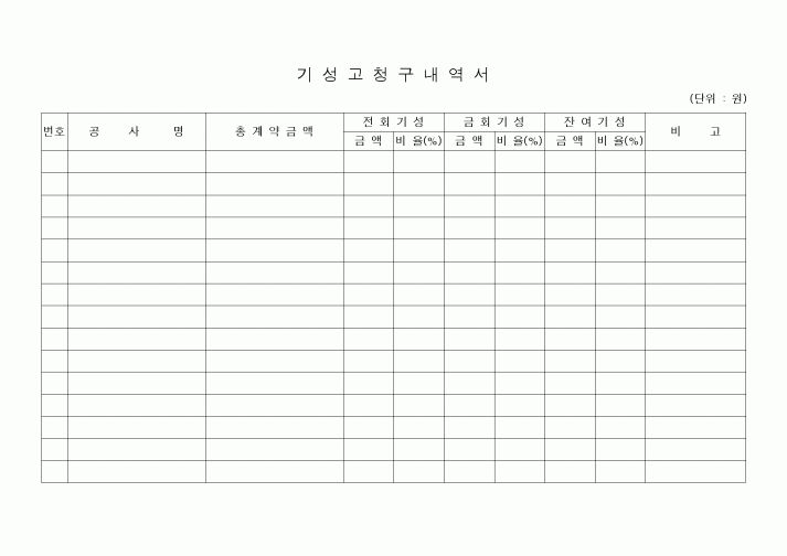 (세무/회계)기성고청구내역서(2)
