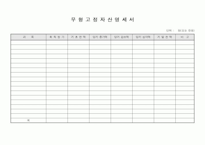 (총무)무형 고정자산 명세서
