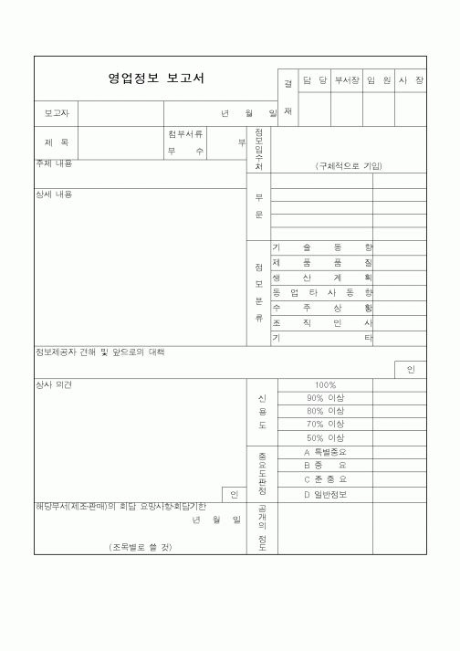 (총무)영업정보보고서
